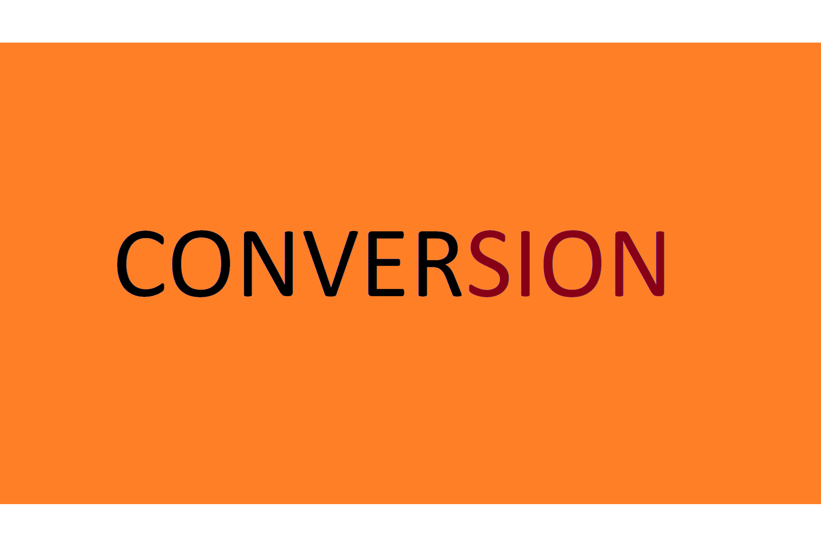 Game logo for Conversion